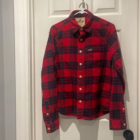 Hollister Other - Hollister flannel plaid button down SZ medium